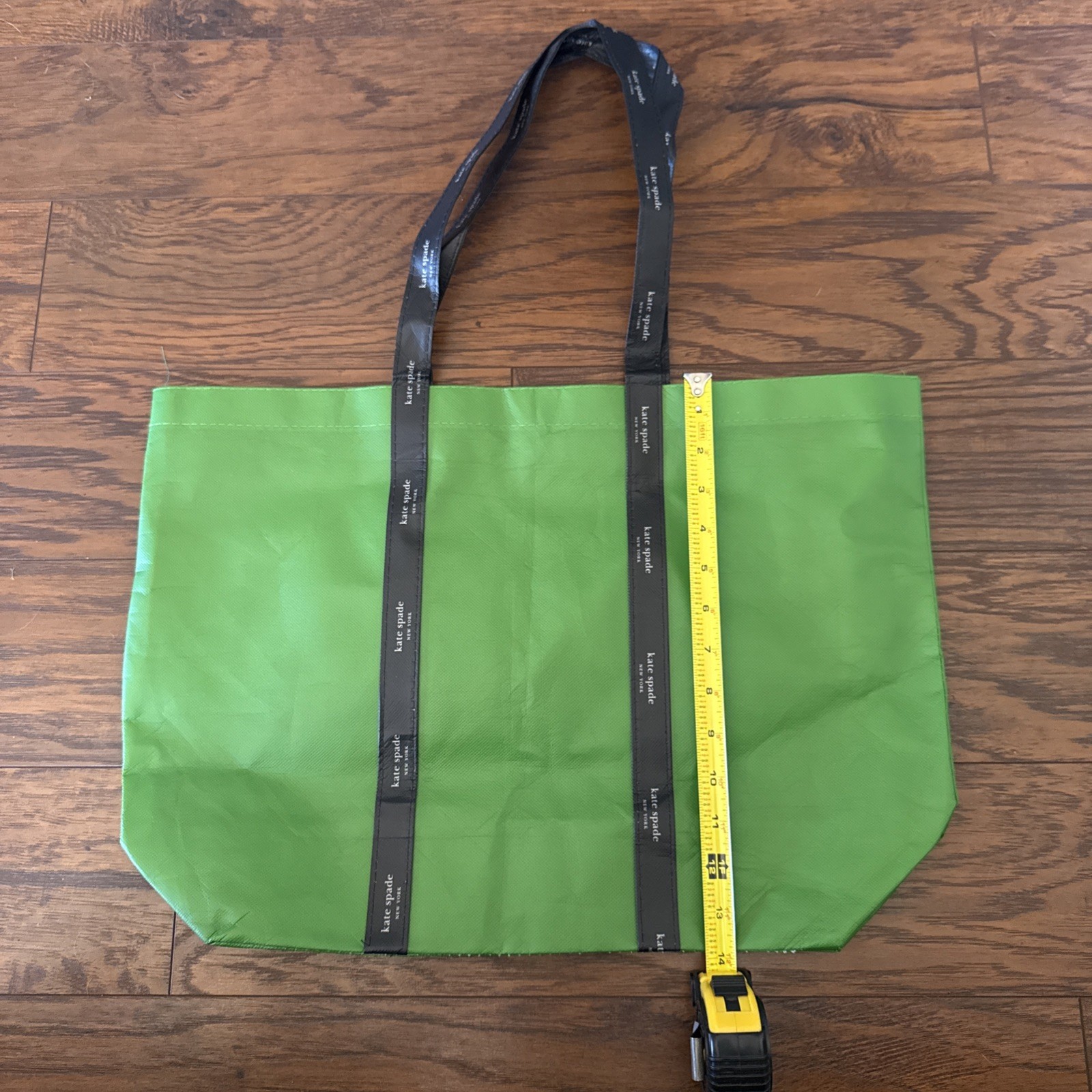 Kate Spade New York Dark Green Foldable Eco Friendly Re-Usable Shopping Tote Bag