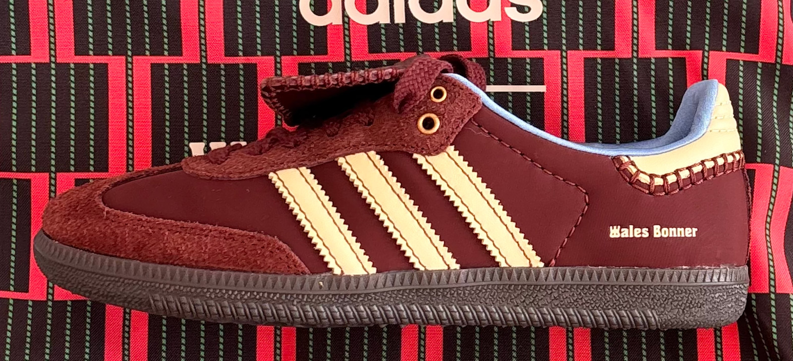 adidas x Wales Bonner Samba Nylon Fox Brown IE0579 EU 37 1/3 New in Box