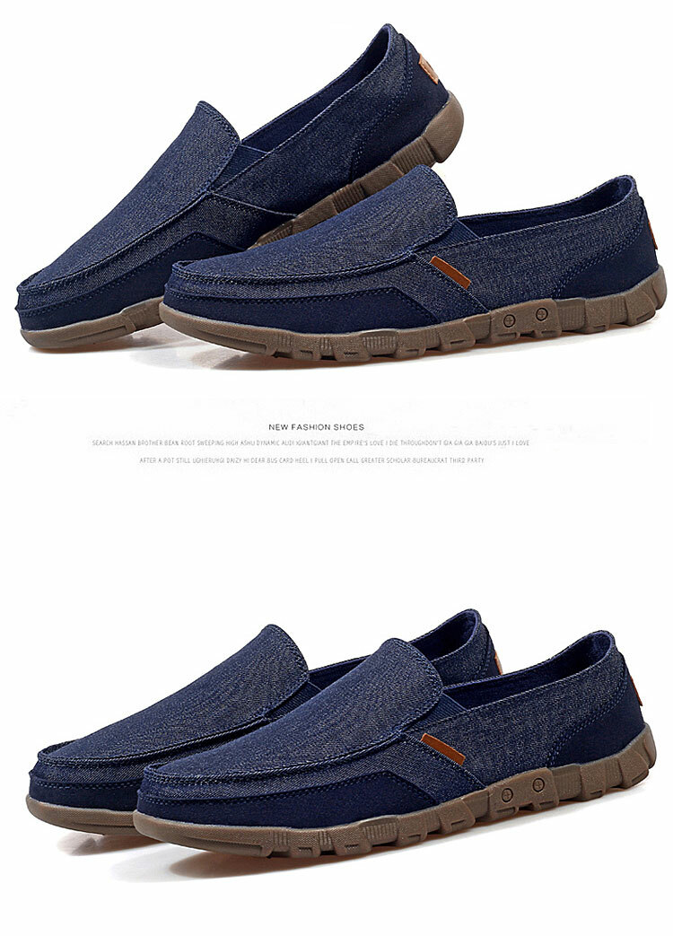 Men Comfort Casual Shoes Slip On Moccasins Loafers Flat Driving Shoe Size US7-14
