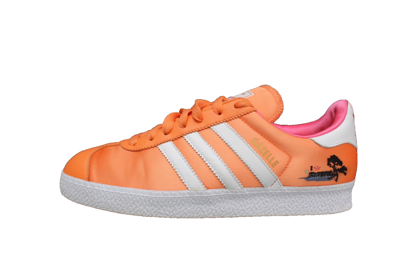 ADIDAS GAZELLE ladies trainers St.Tropez vintage orange_pink size 38 2/3 UK 5.5 EXCELLENT