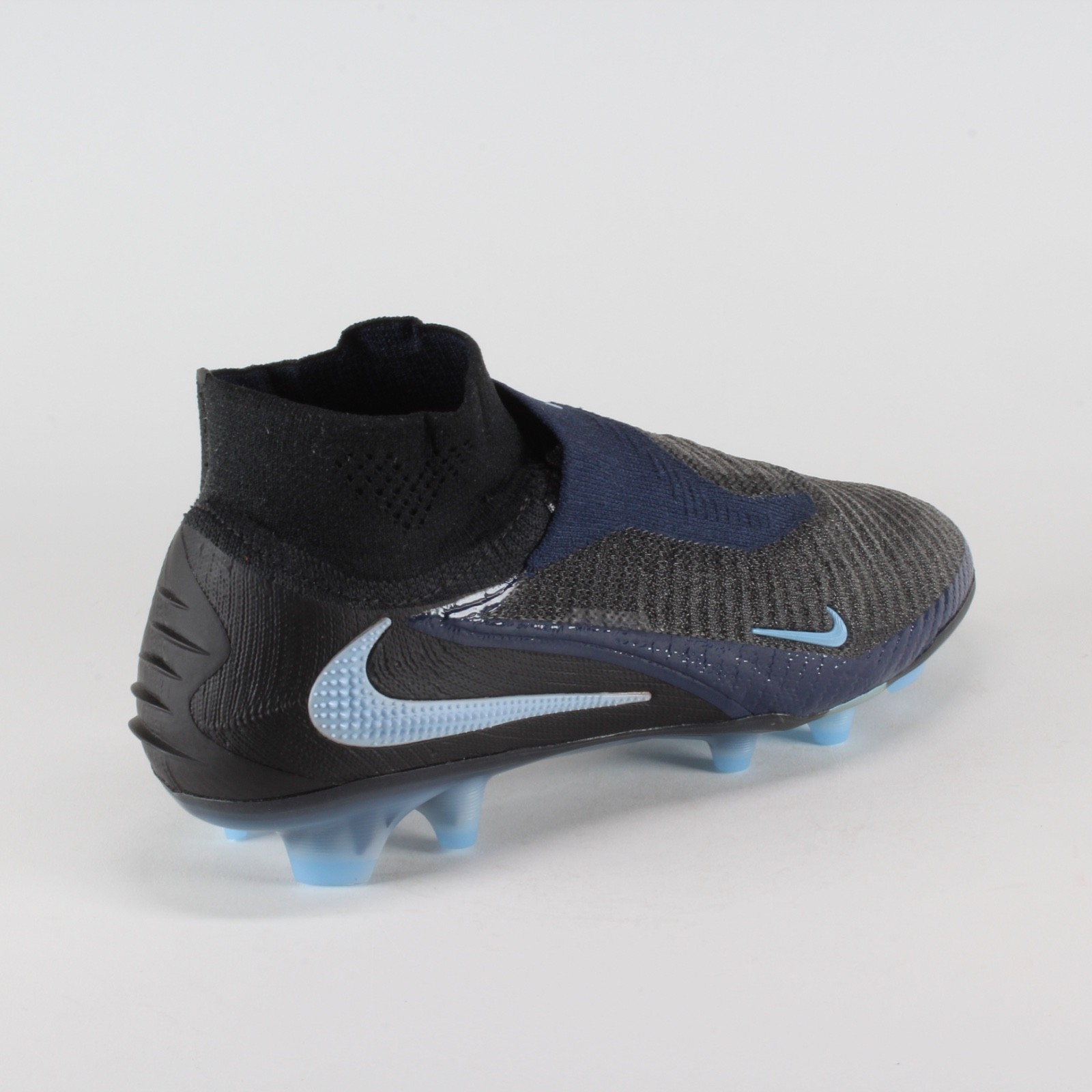 Nike Phantom 6 High Elite FG Black Ice Blue HJ2147-003 Men’s Size 10 Cleats