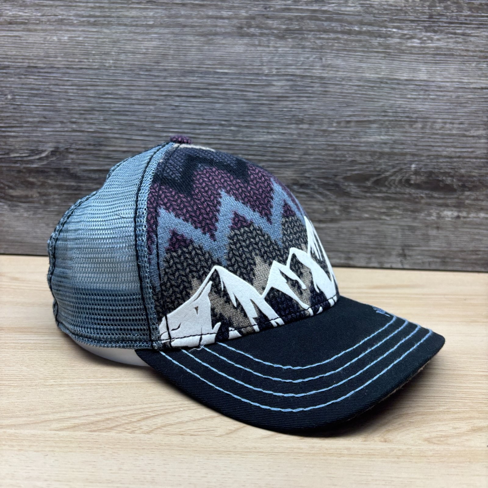 Pistil Hat Cap Snap Back Womens Mountain Peak Knit Mesh Trucker Outdoor