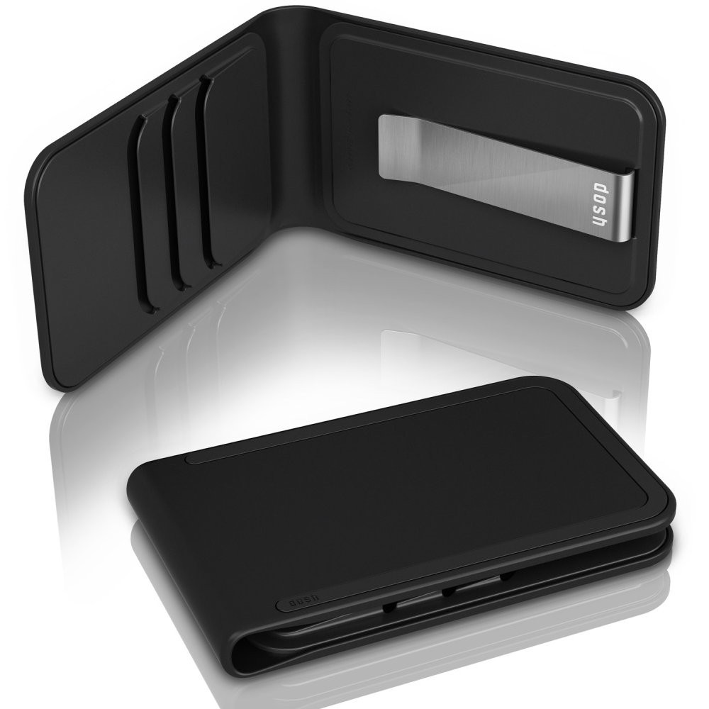 DOSH Small Wallet Card Credit Card Case Wallet Money Clip Money Bag