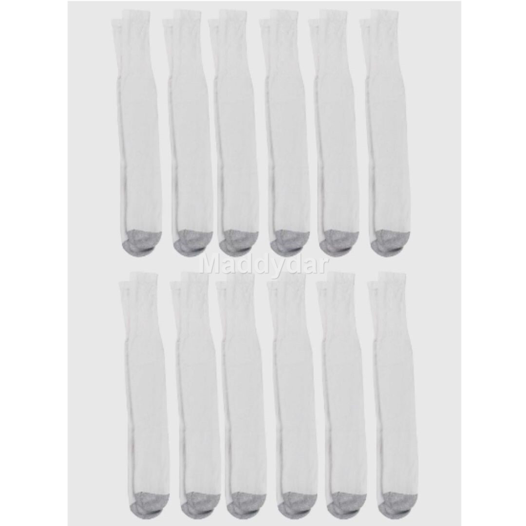 Hanes Men’S Double Tough Durability Over-The-Calf Tube Socks, 12-Pack