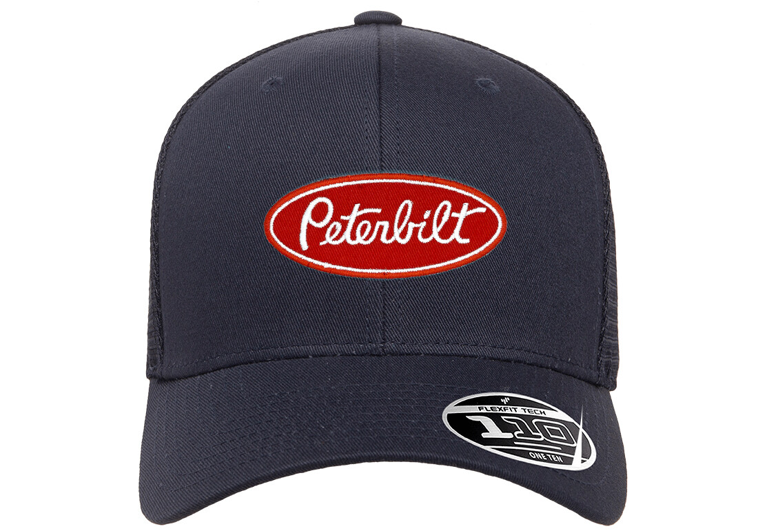 PETERBILT TRUCK Embroider TRUCKER SNAPBACK FLEXFIT 110M HAT *SHIPS IN A BOX ***