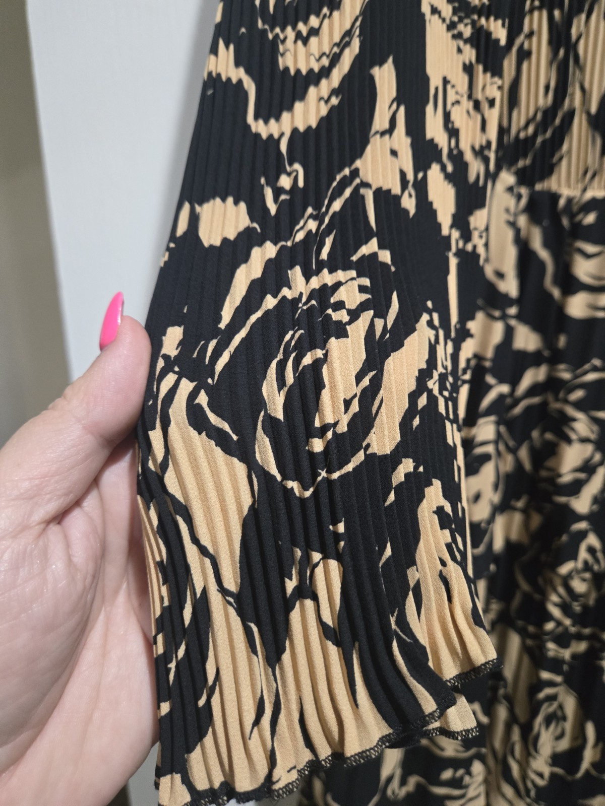Chicos Black Label Size 14 Ruffle Tier Dress Gorgeous! Smoke Free Home