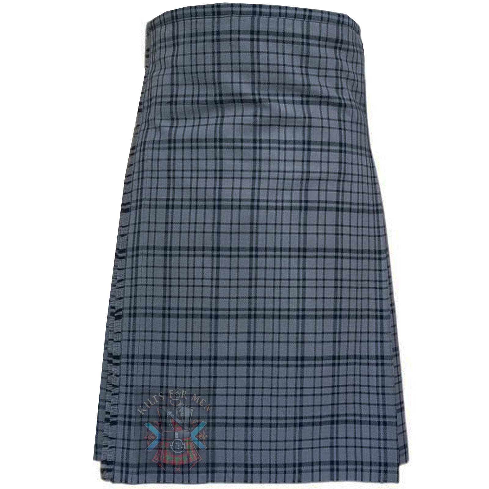 Clan Black Dark Shadow Tartan Kilt Scottish Traditional Kilt Custom Made Waist