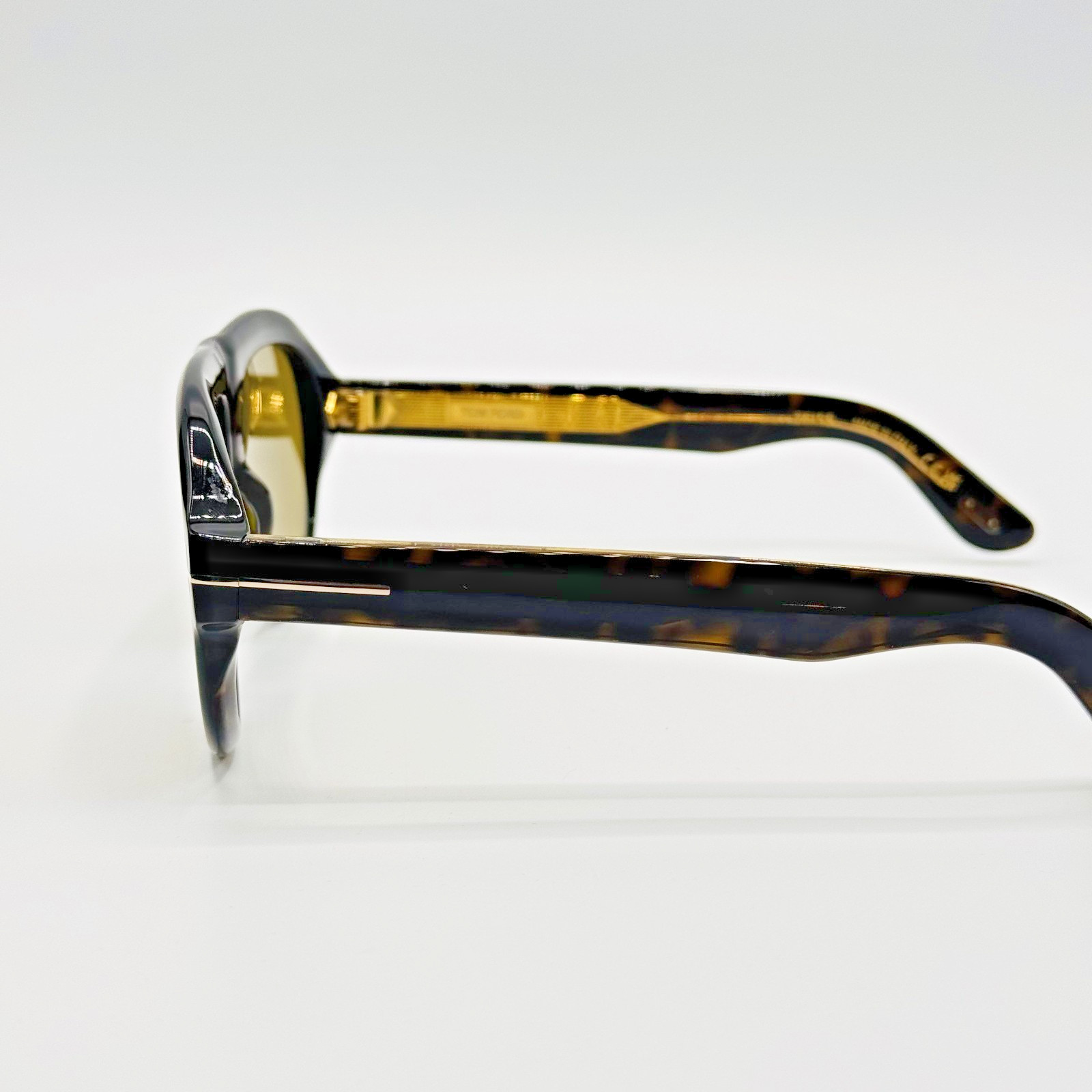 Tom Ford Sunglasses Icon FT1225 52N Havana Brown Pilot Brown Lens 59mm New