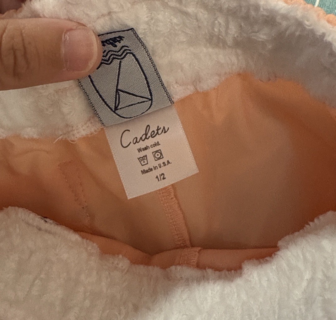 Cadets Light Pink Shorts SZ 1/2 NWT