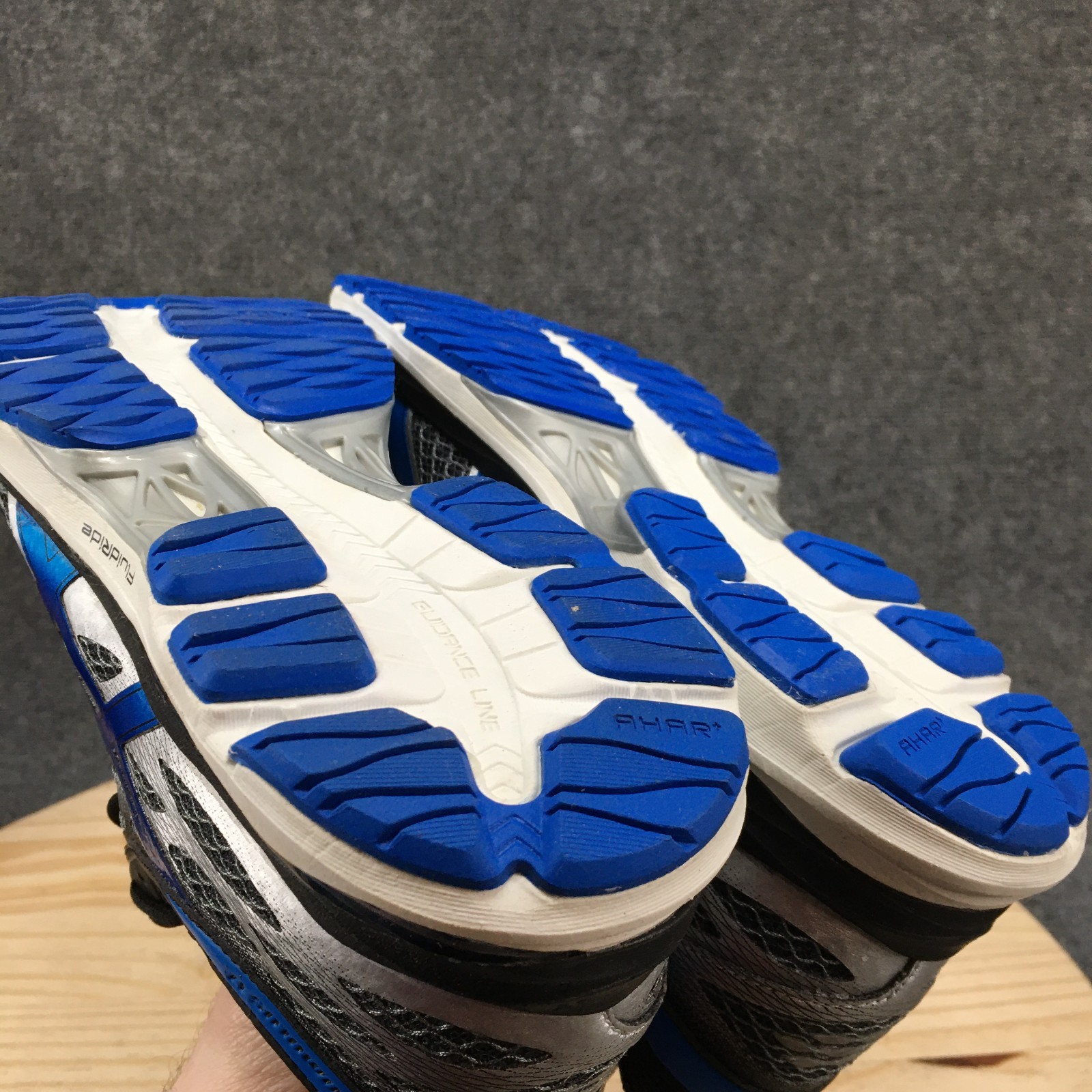 Asics Gel-Cumulus 17 Running Shoes Mens 11.5 Low Sneakers Lace Up Blue Black NEW