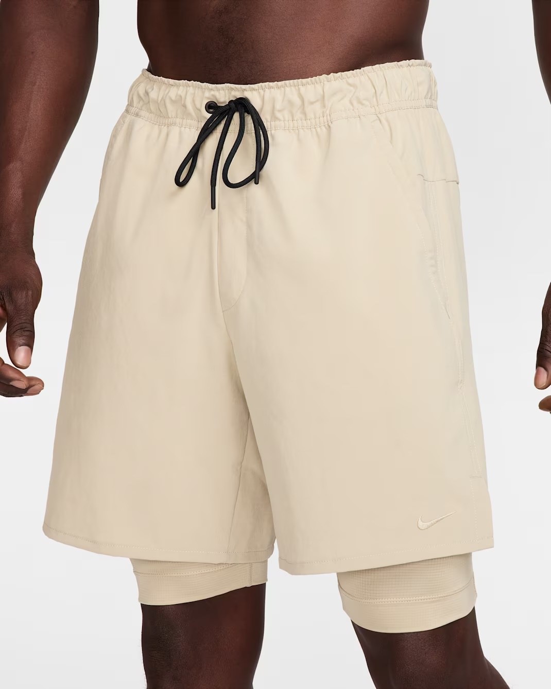 Nike Men’s Unlimited Lined Training Shorts DV9334 251 Desert Khaki Size XL Dusty