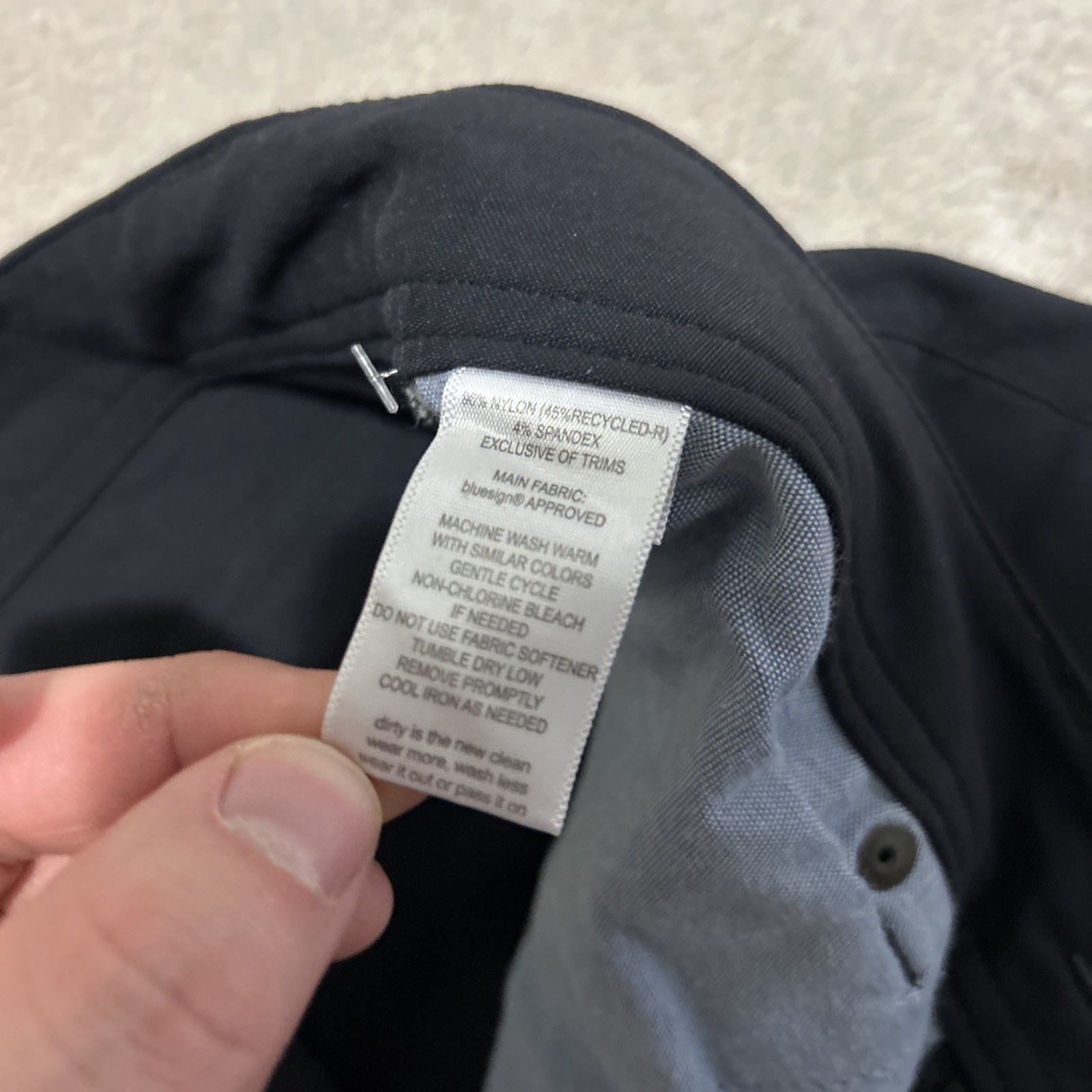 Toad & Co Quick Dry Rover 5 Pocket Lean Pants Black Men’s Size 32×32