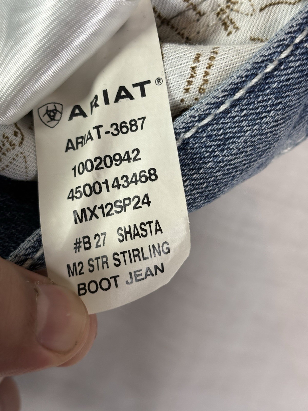 Ariat Men’s M2 Relaxed Stirling Stretch Boot Cut Jeans 10020942 32/32