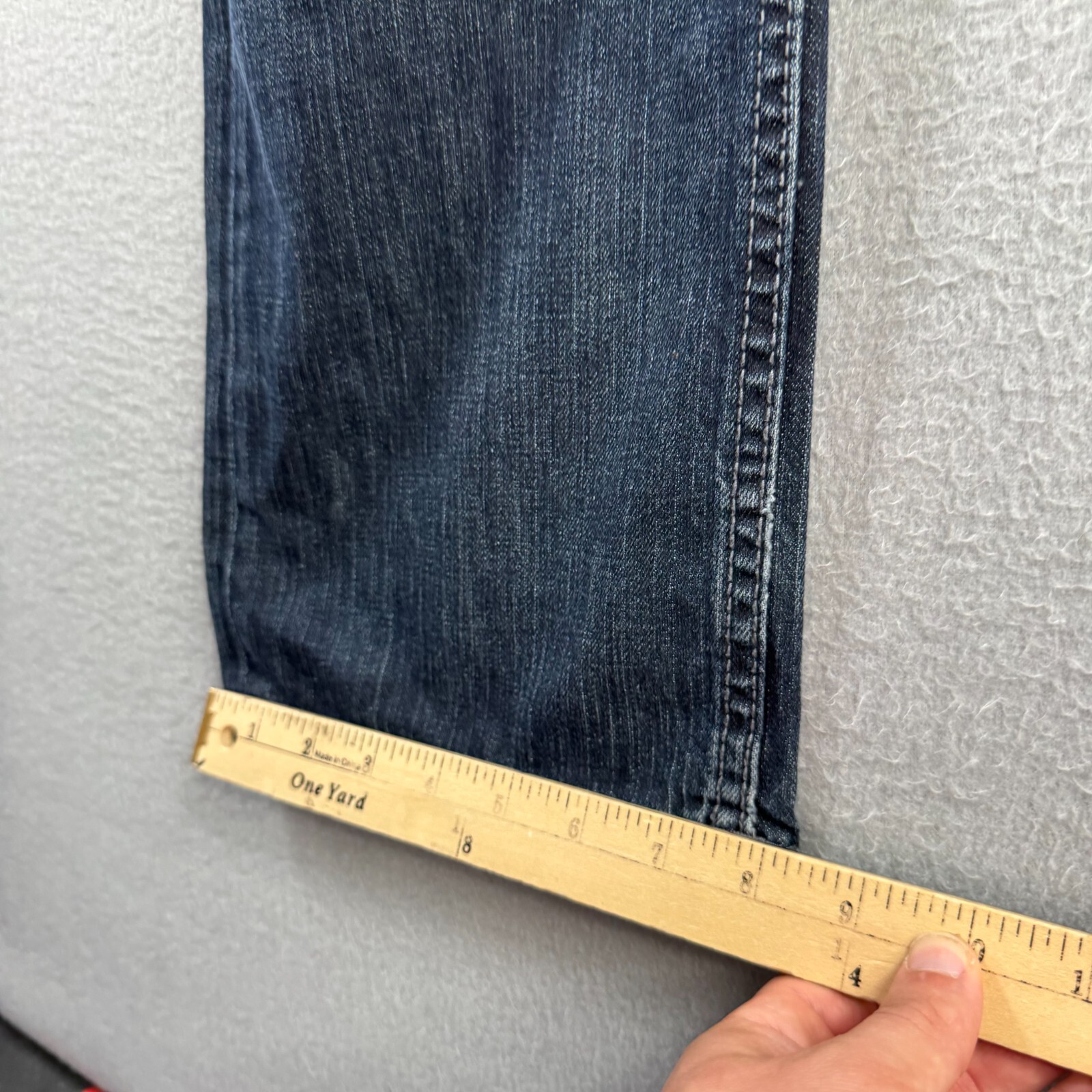 Buckle BKE Jeans Mens 34R (Fits 35×31) Blue Denim Derek Straight Leg SEE DETAILS