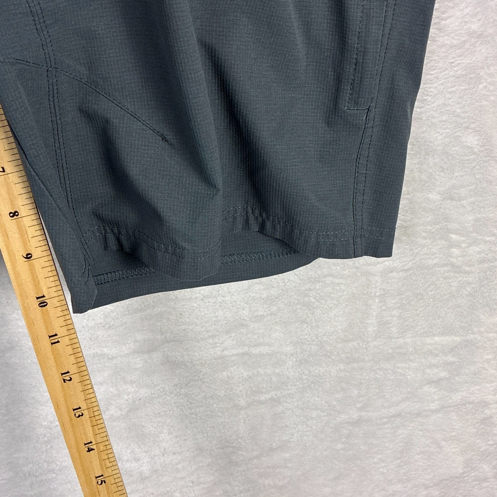Kuhl Shorts Men 40 Gray Silencr Cargo Ripstop Hiking Backpacking Trekking Preppy