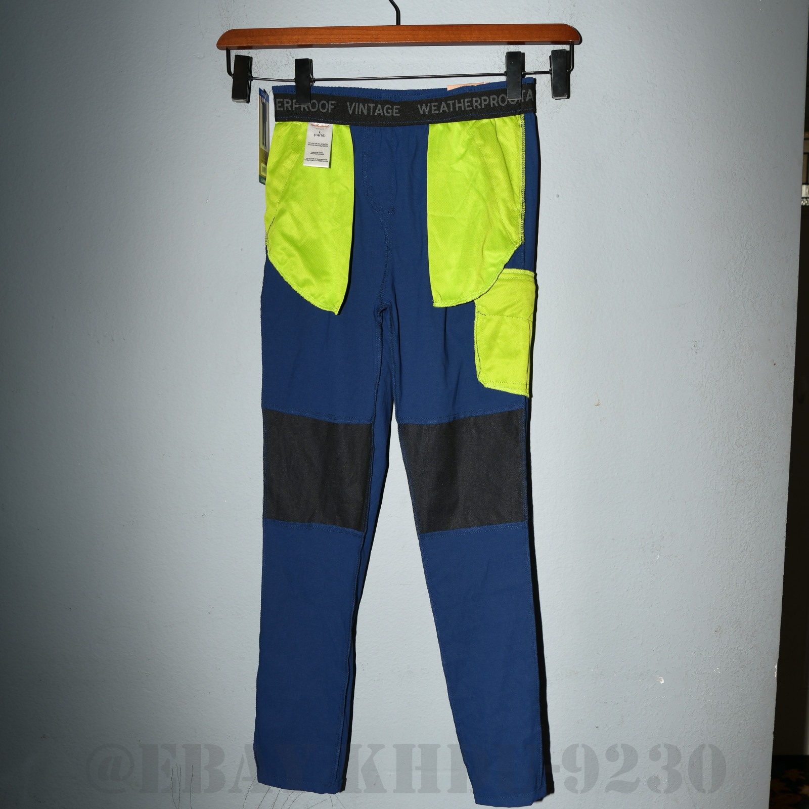 WeatherProof Vintage Youth Tech pant, black , Navy , Tan