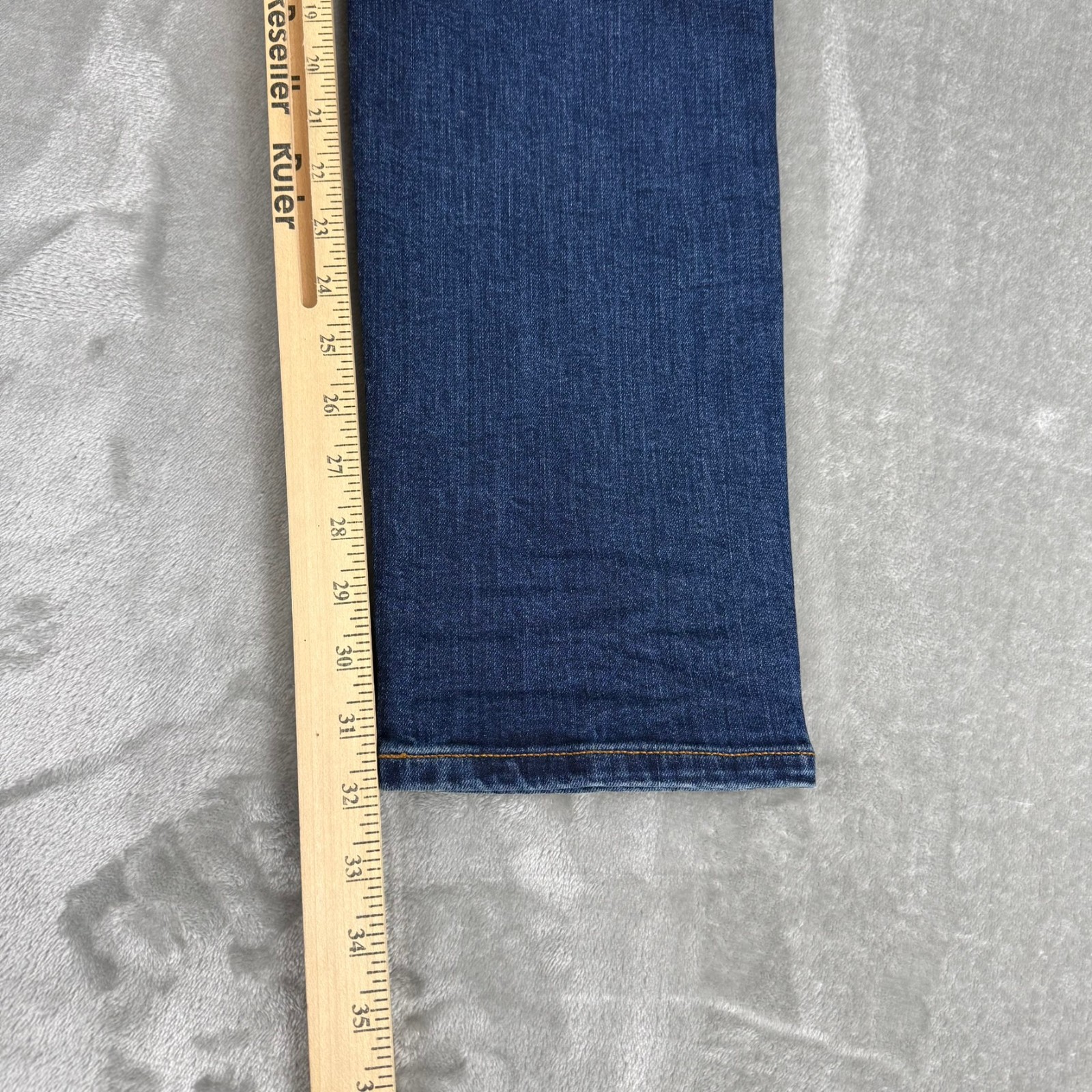 Diesel Thommer Slim Jeans Mens 34×32 Mid Blue Denim Stretch Straight $250 NWT