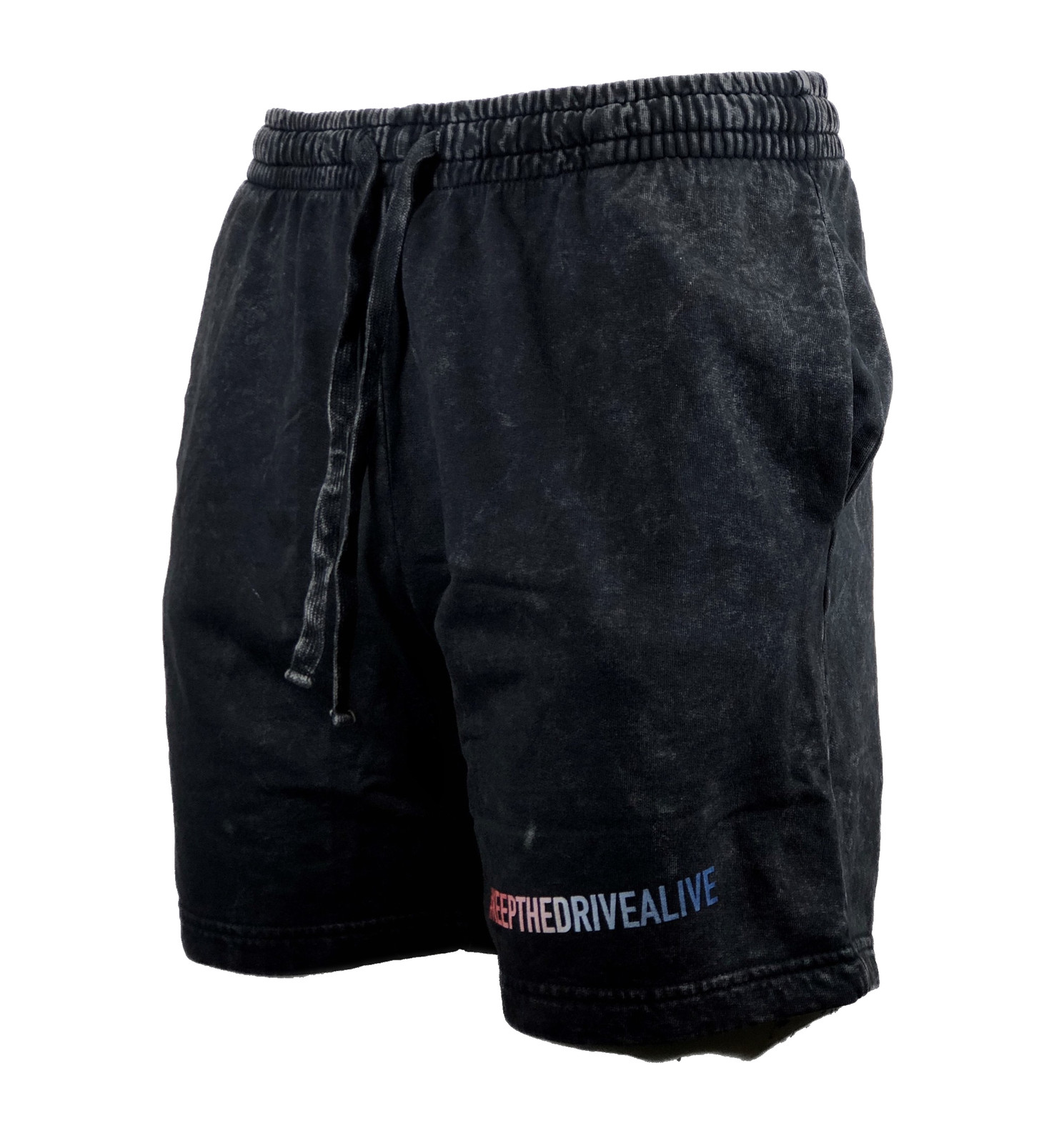 AFFLICTION KEEP THE DRIVE ALIVE Men’s Sweat short Black Biker MMA