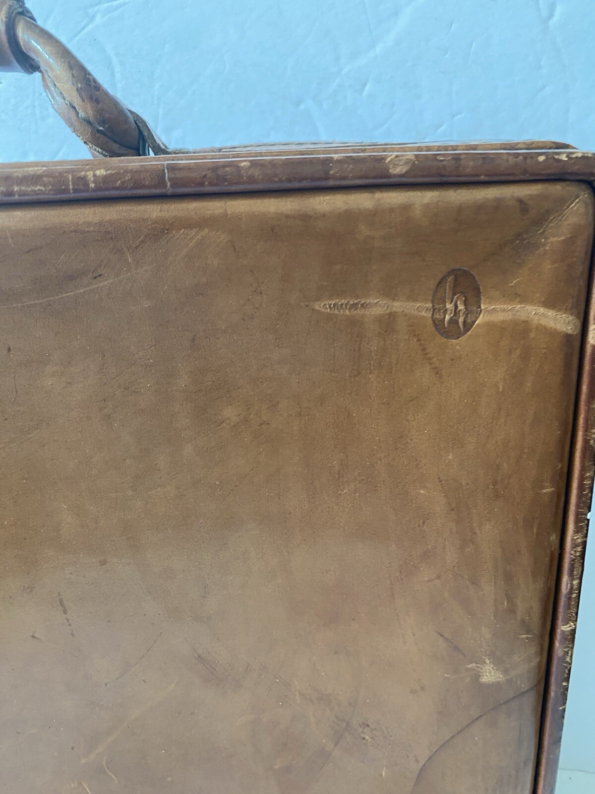 Vintage Hartmann Belting Leather 18 Inch Attache Briefcase Brown