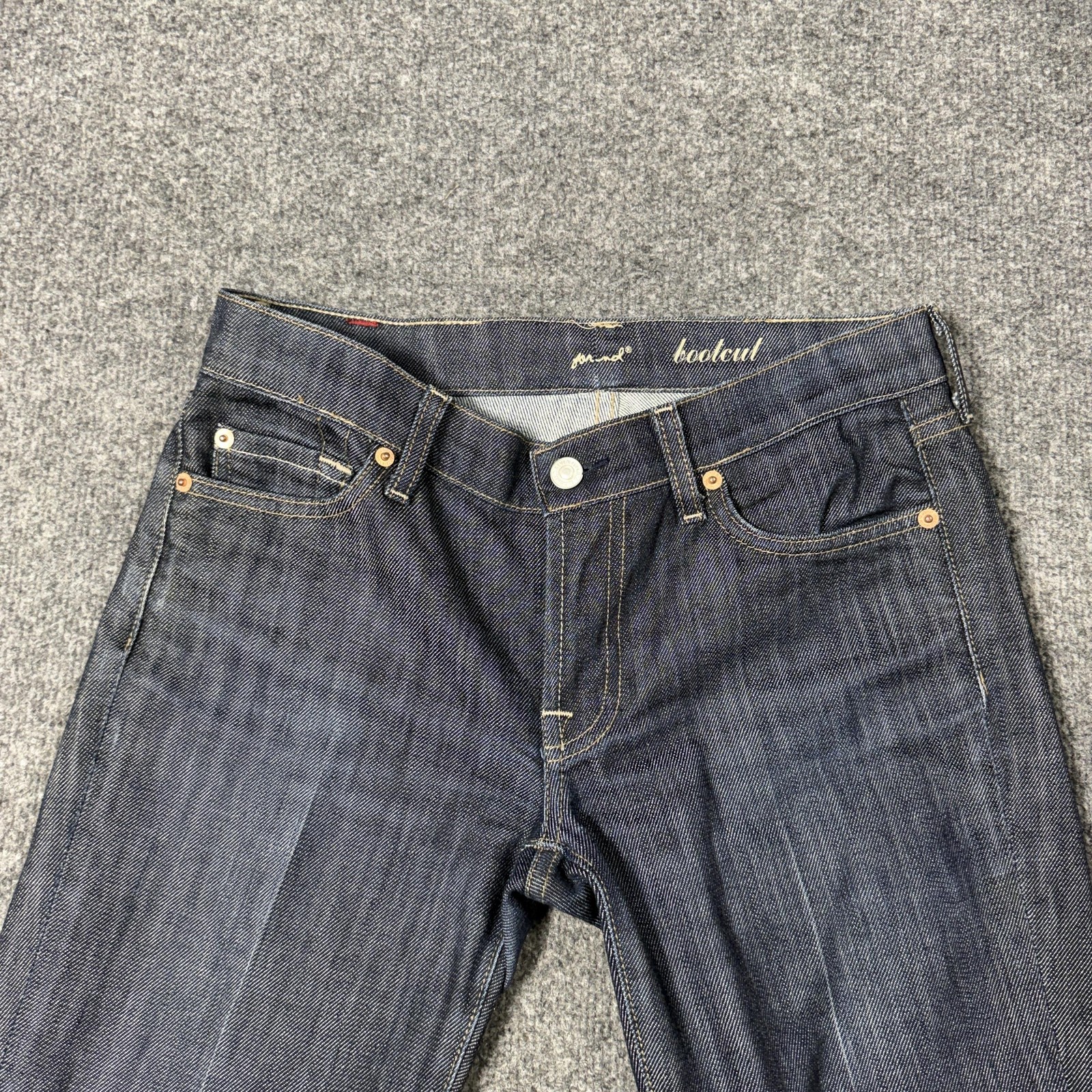 7 For All Mankind Bootcut Jeans Womens 28 Dark Wash Mid Rise Stretch Denim