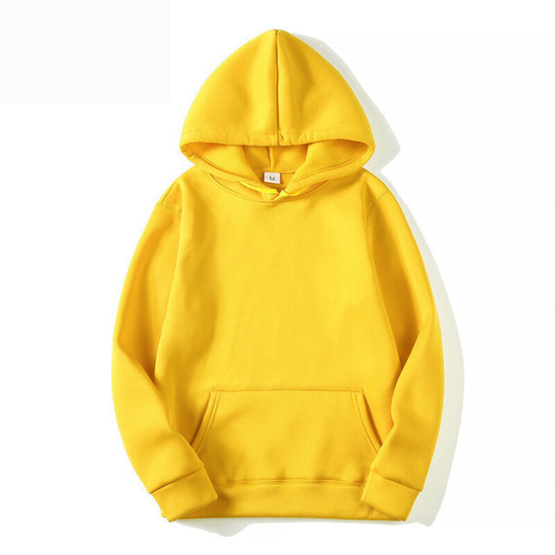 Men’s Plain Pullover Hoodies Casual Hooded Sweatshirts Long Sleeve Classic Tops▱