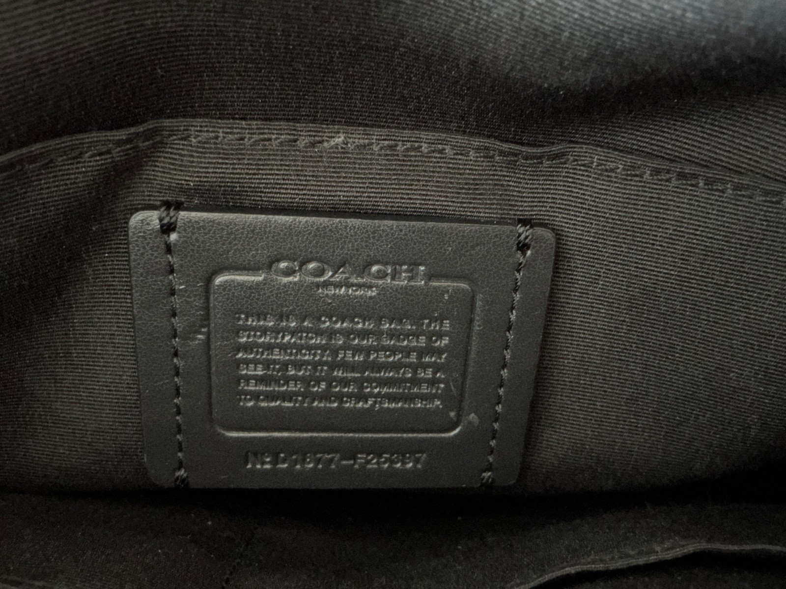 Coach Mini Brooke Carryall Black Crossgrain Leather Satchel