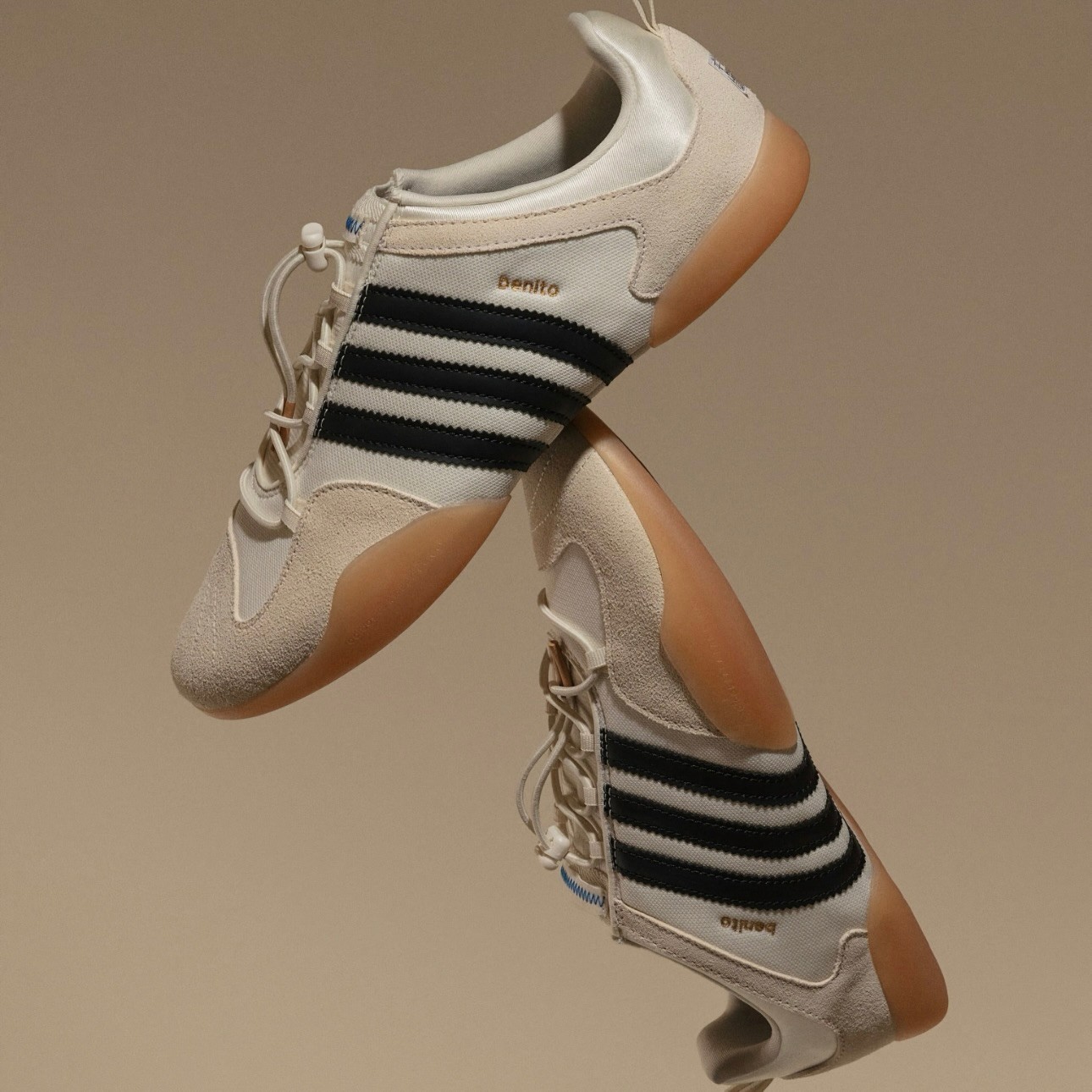 adidas Bad Bunny x Ballerina ‘Off White Black Gum’ JQ9229 Size