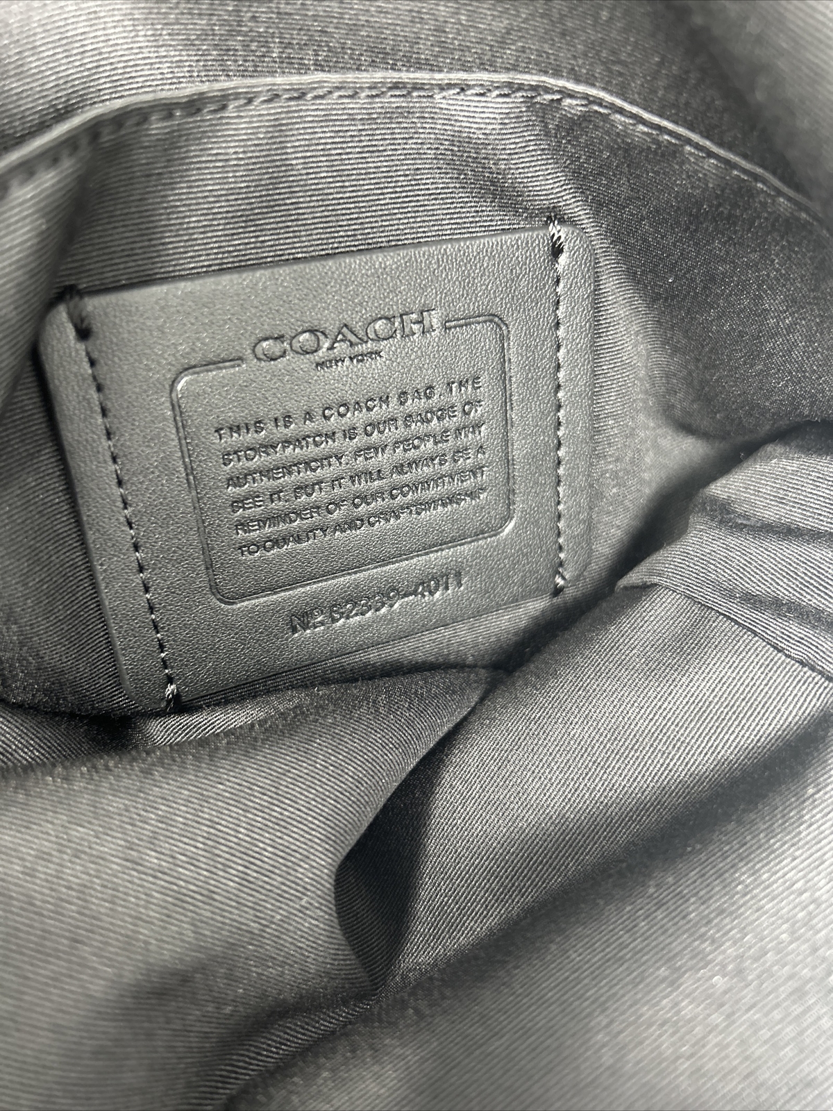 Coach Men’s Houston Flight Bag – Black Pebble Leather 4011