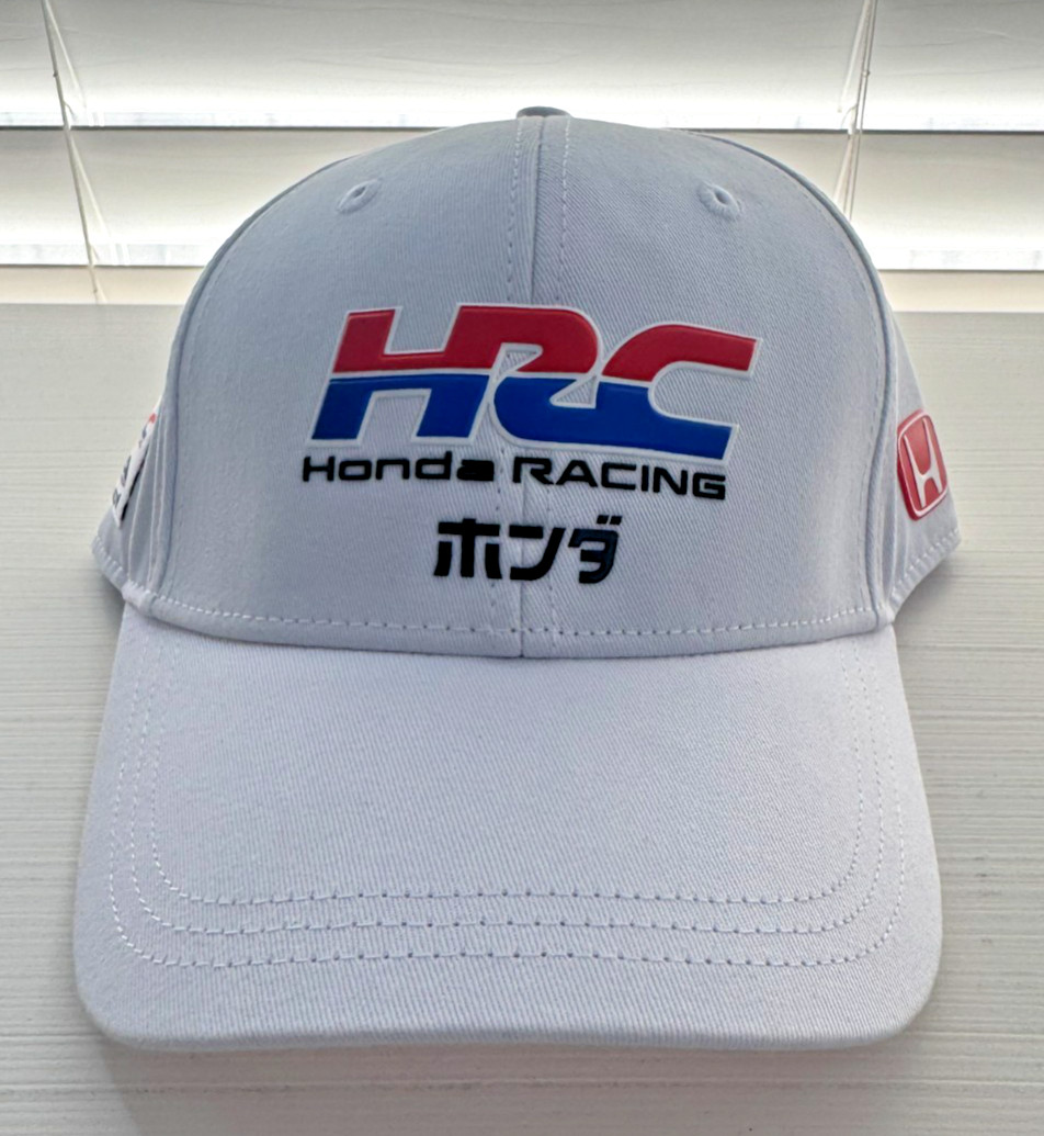 AUTOCANNON HRC WHITE CAP HAT – NEW – Honda Racing Corp. Limited Edition Licensed