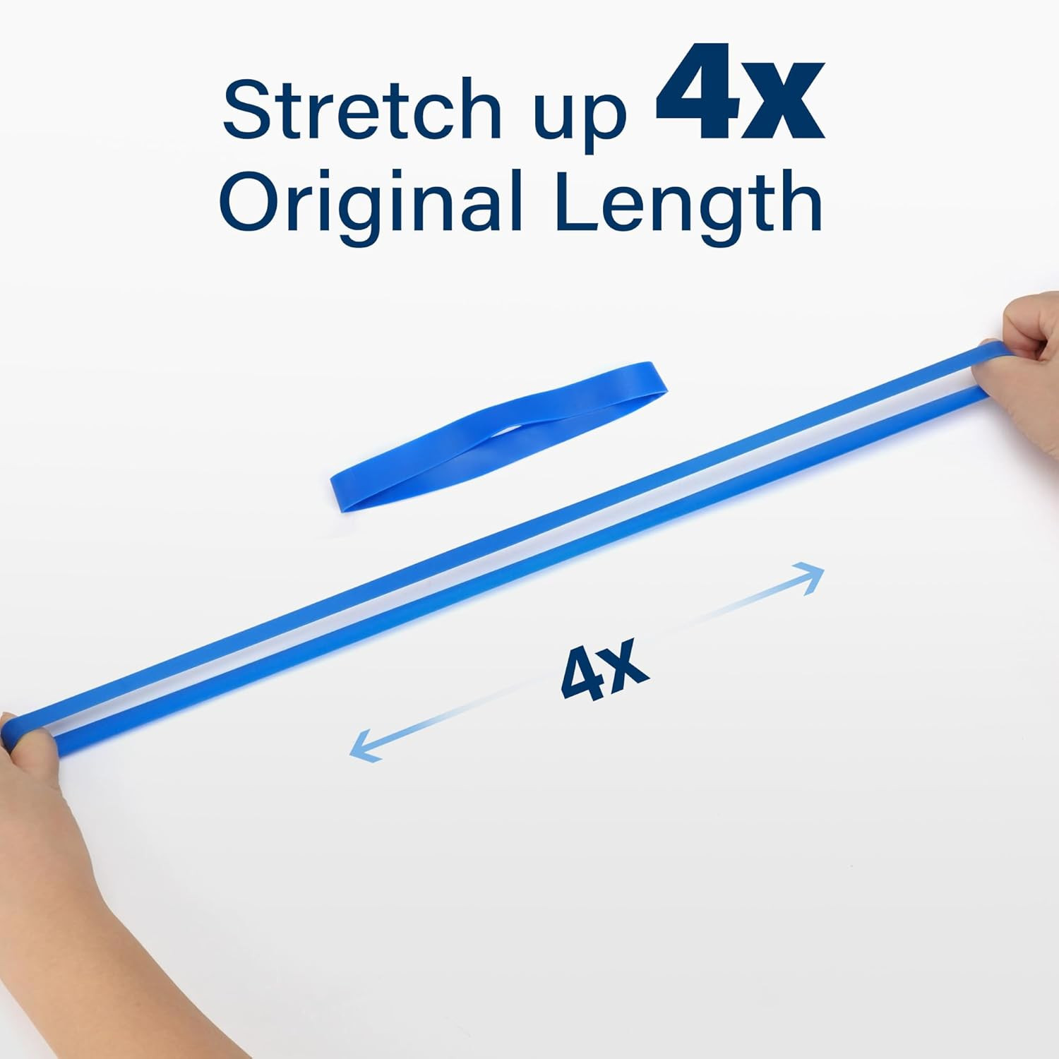 Large Rubber Bands, 30Pcs Size #107 Big Wide Elastic Bands, Heavy Duty Blue L…
