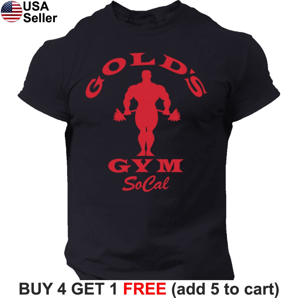 Gold’s Gym SoCal T-Shirt Hockey Movie Exercise Workout Connor Romance BGG01