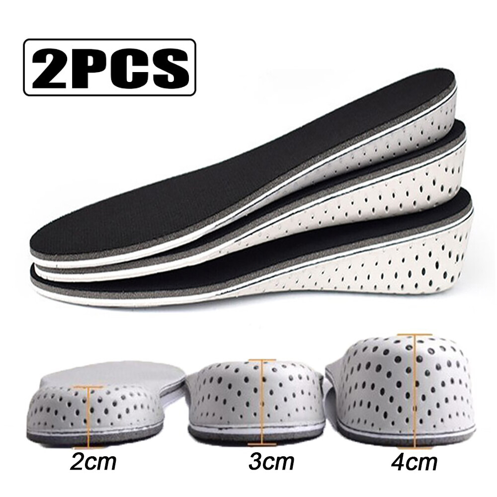 Men Women Invisible Height Increase Insoles Heel Lift Taller Shoe Inserts Pad US