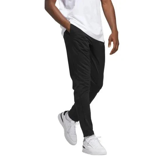 NEW Adidas Men’s Track Pant Tricot Ankle & Pocket Zip, Black, Size LARGE