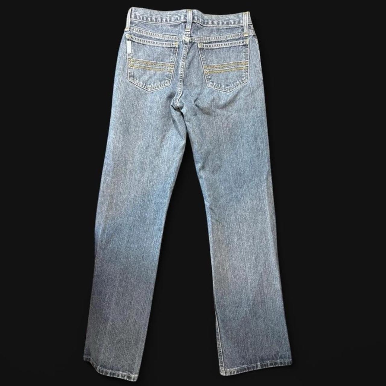 Cinch Men’s Blue Denim Bootcut Cotton Jeans Medium Wash 5-Pocket Zip/Button