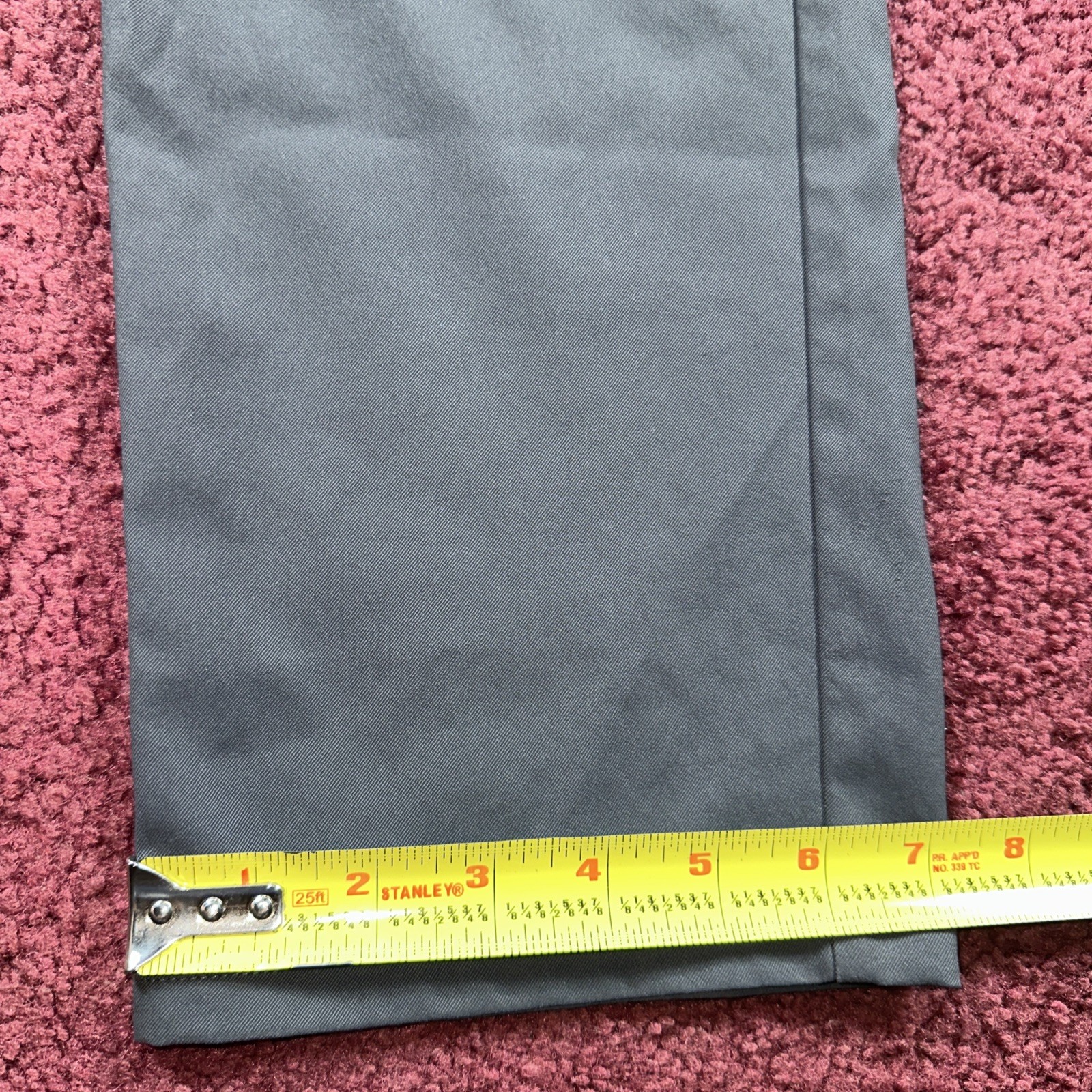 Vuori Mens Cascade Tech Chino Pant 34×30 V427 Performance Gray