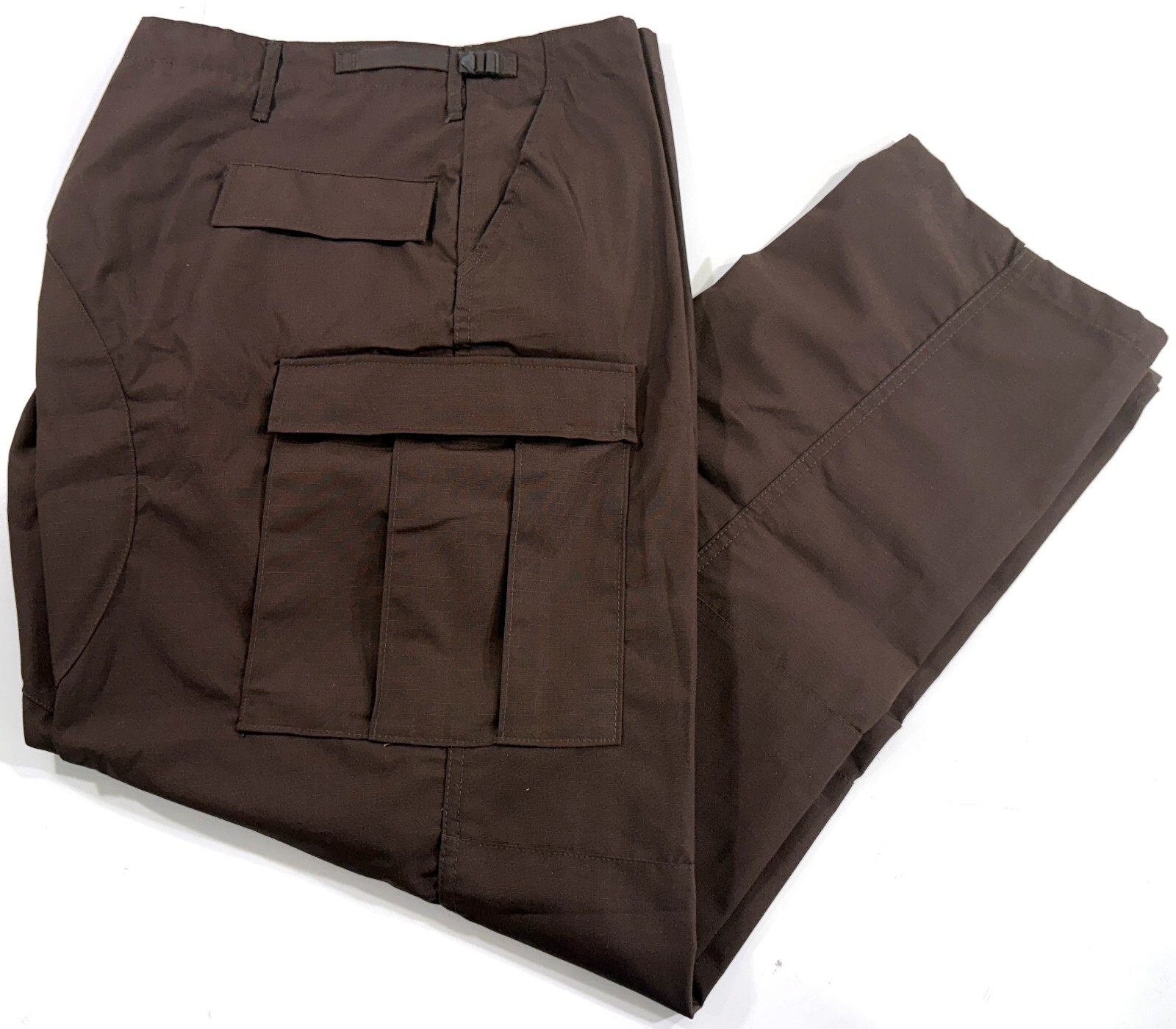NWOT 3XL LONG MENS PROPPER F5205 ZIP FLY BATTLE RIP CARGO PANTS BROWN 3XL LONG