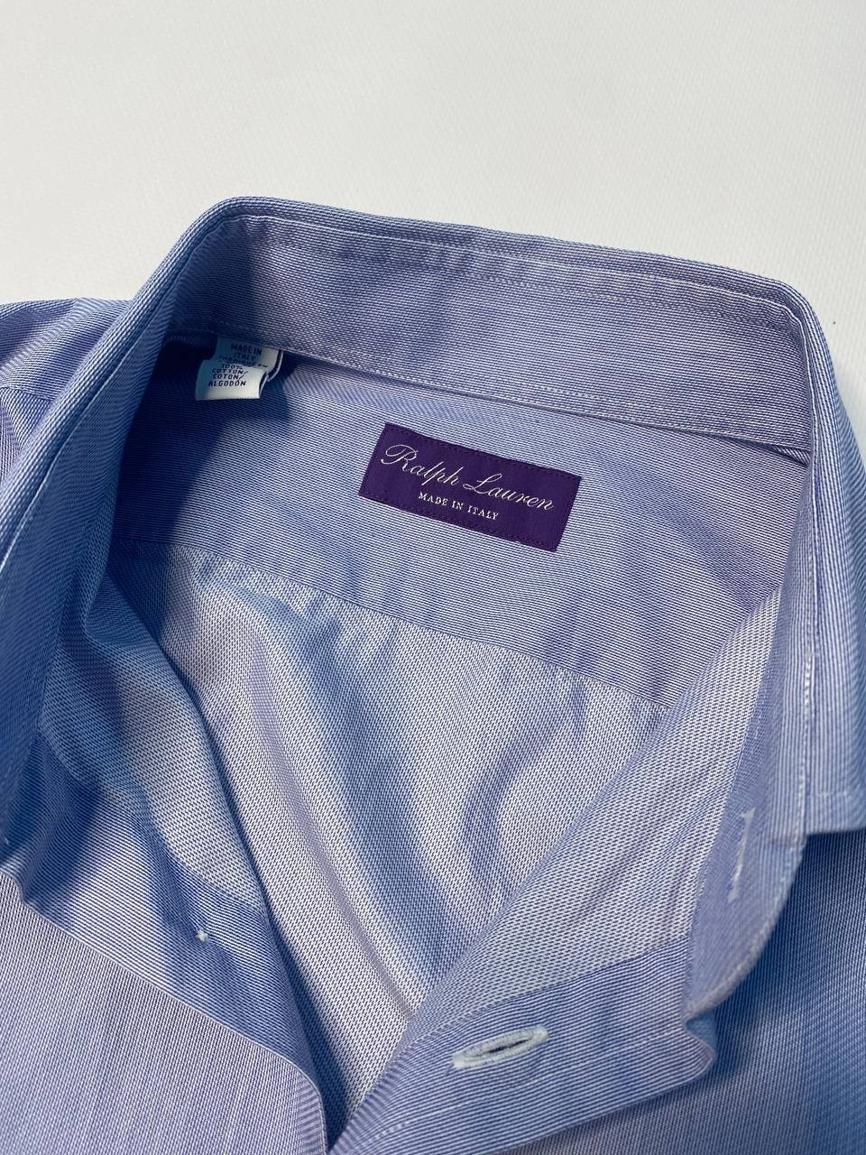 Ralph Lauren Purple Label Men’s Lavender Dress Shirt Long Sleeve Button Up 15.5