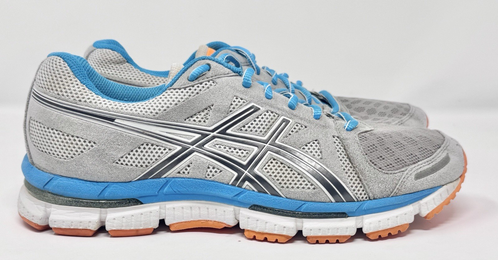 Women’s Asics Gel-Neo 33 Platinum Titanium Blue Running Shoes T272N sz 8.5