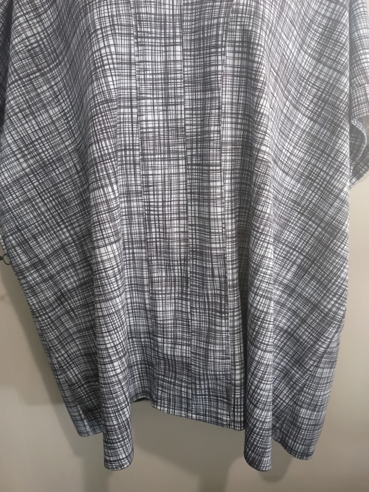 Worthington Shirt Size 3X Blue Checkered Blouse Casual Office or Career Wear