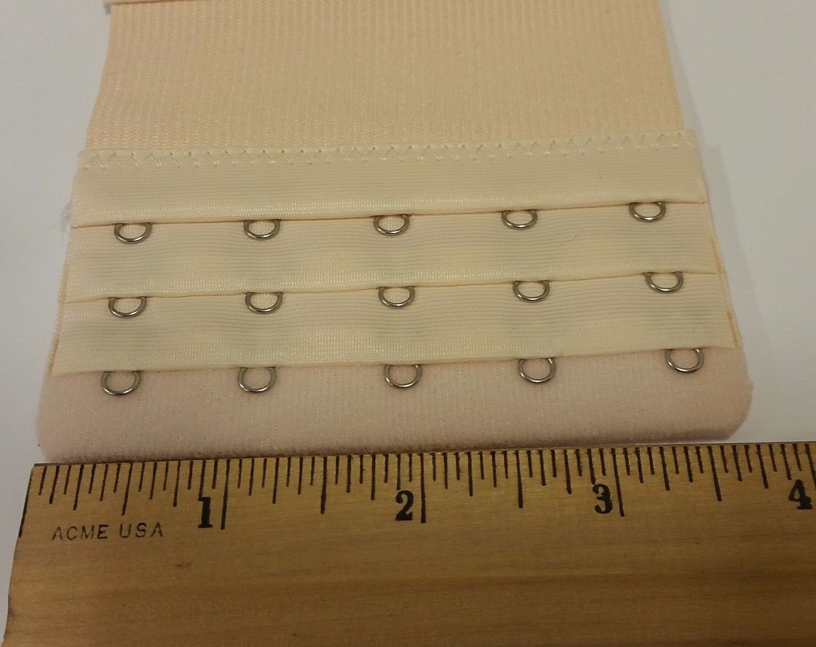 Set Of 4 Bra Extender 5 Hooks with Elastic