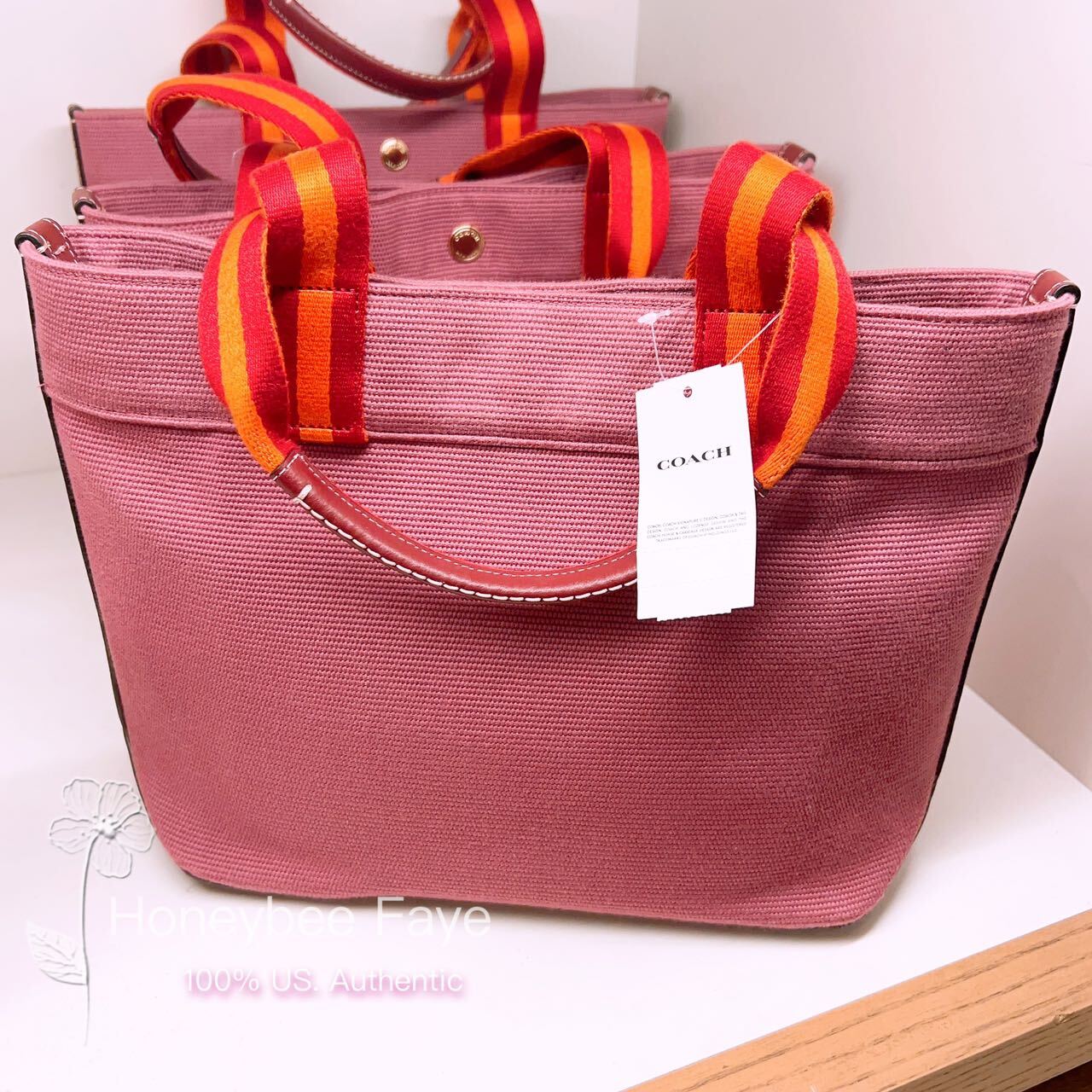 NWT Coach MEN’S Small Canvas Tote CK168