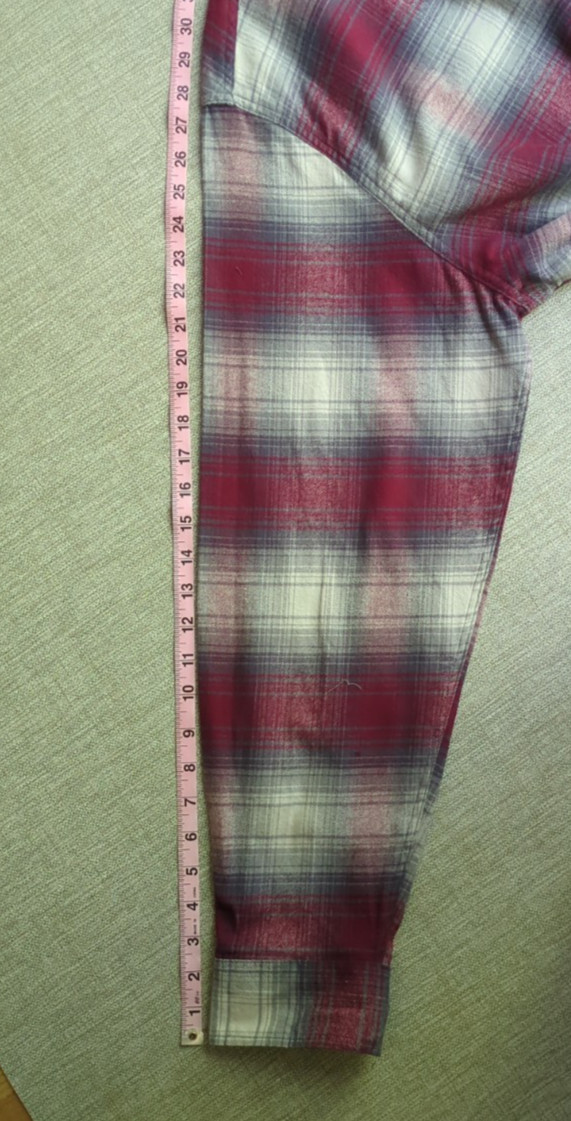NWT Weatherproof Vintage Long Sleeve Men’s Button-up Flannel Shirt 3XL Red White