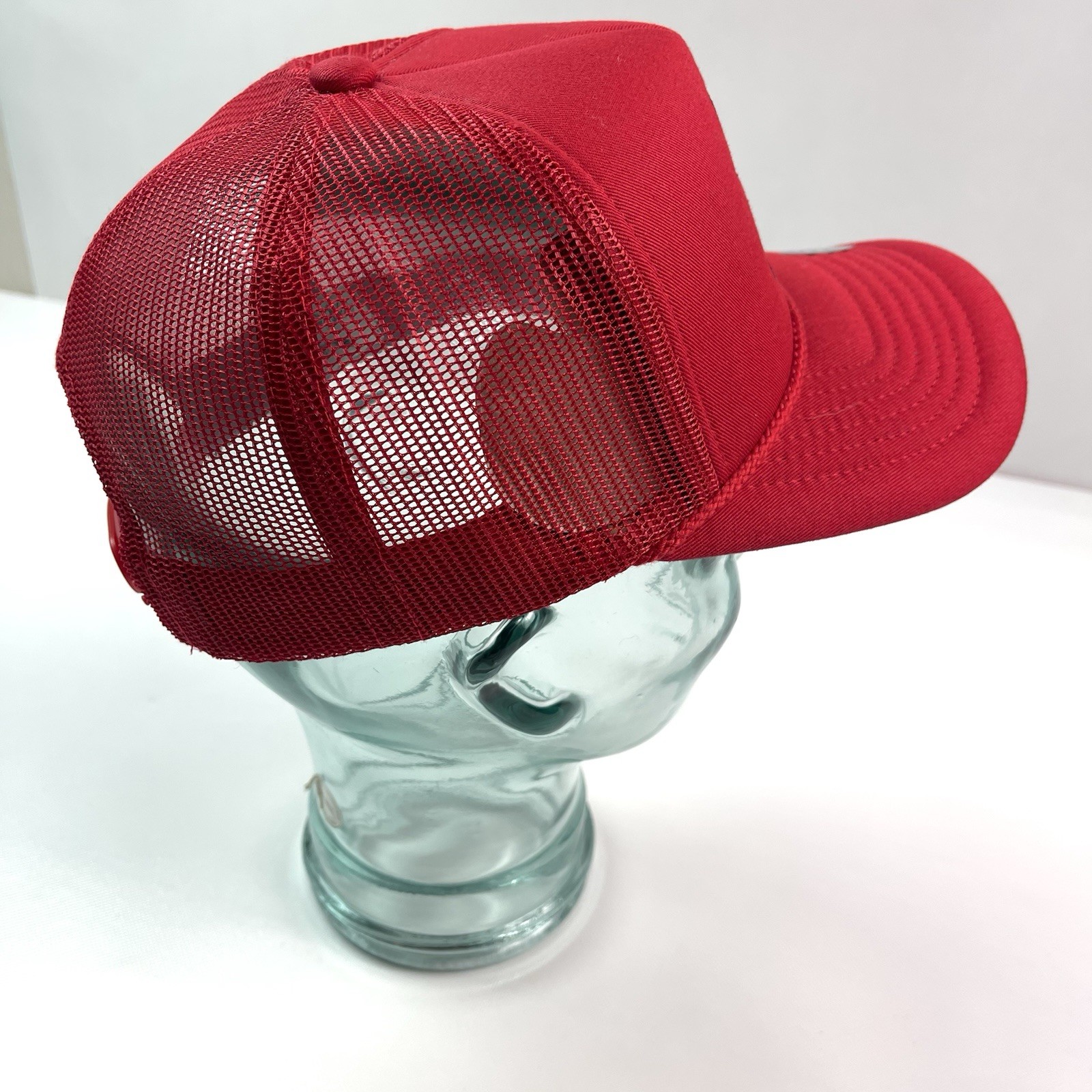 Muka Voodoo Bunny Red Mesh Trucker Snapback Baseball Hat Cap Adjustable