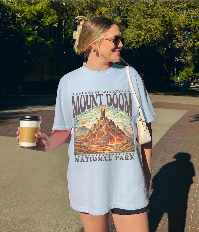 Doom Mountain National Park Comfort Tee Outdoors Hiking Nature