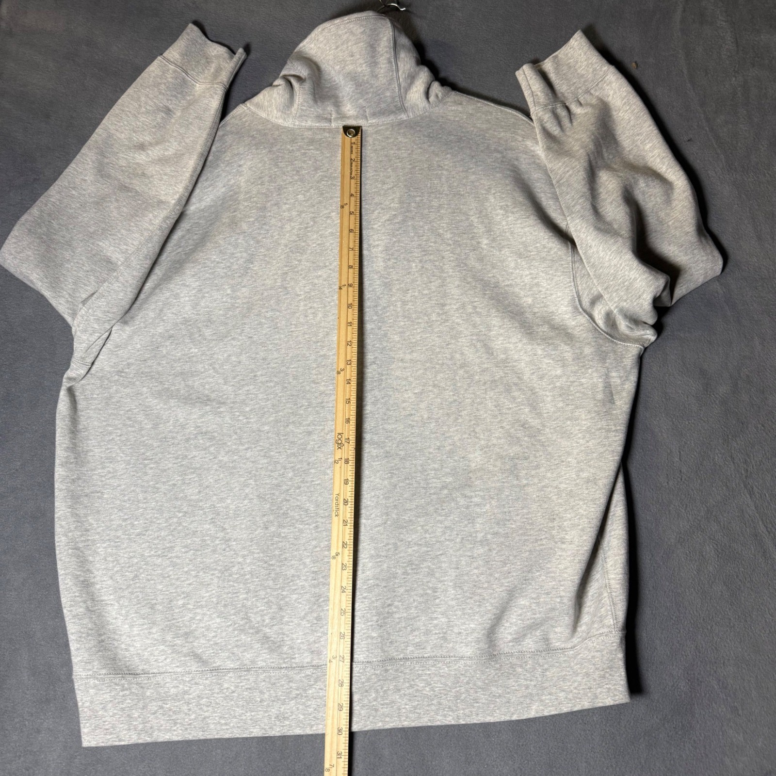 Polo Ralph Lauren Mens 3XB Shawl Collar Sweatshirt Grey Elbow Patches NWT