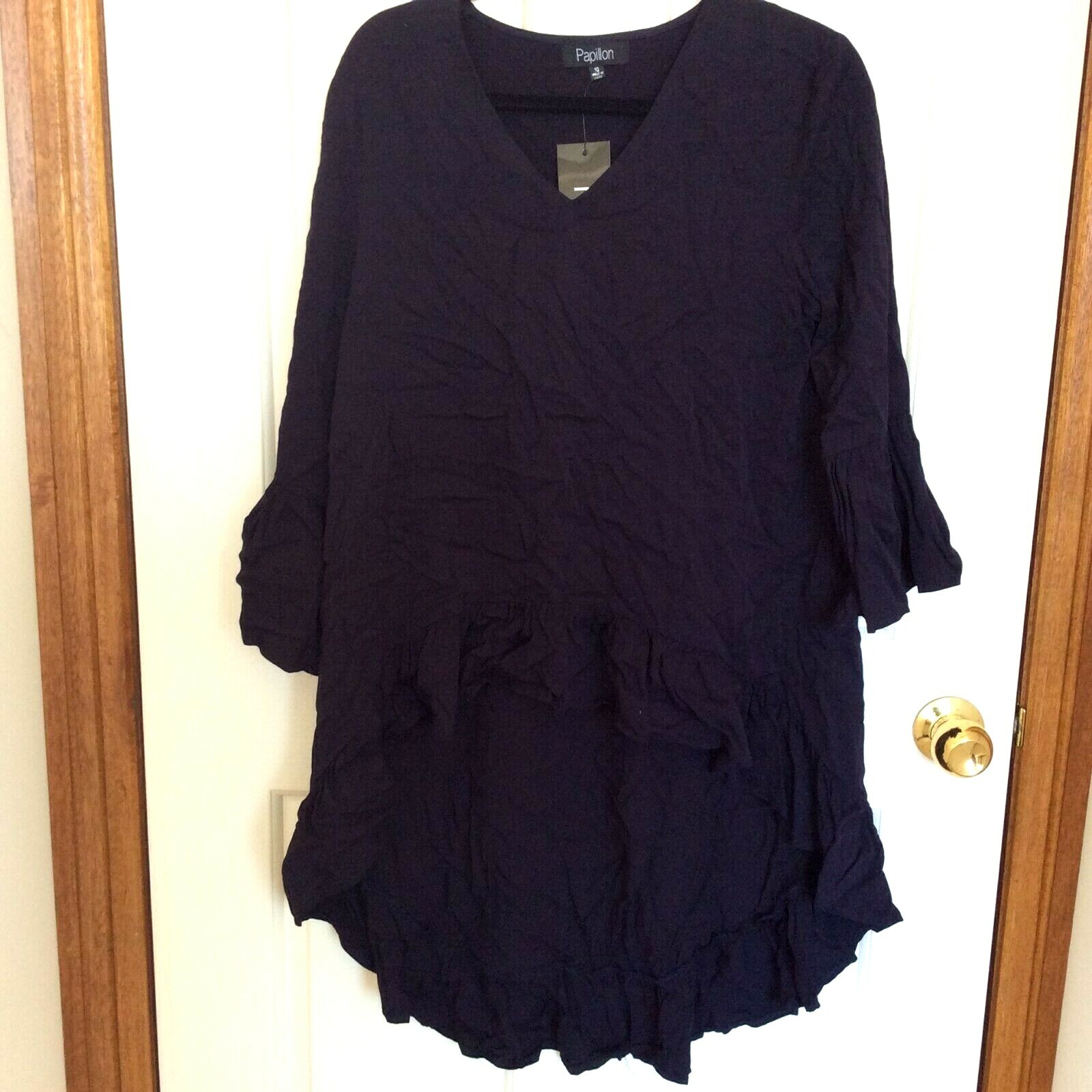 Papillon Women’s Hi-Low Longer Front Formal Party/Cocktail Top Size 10