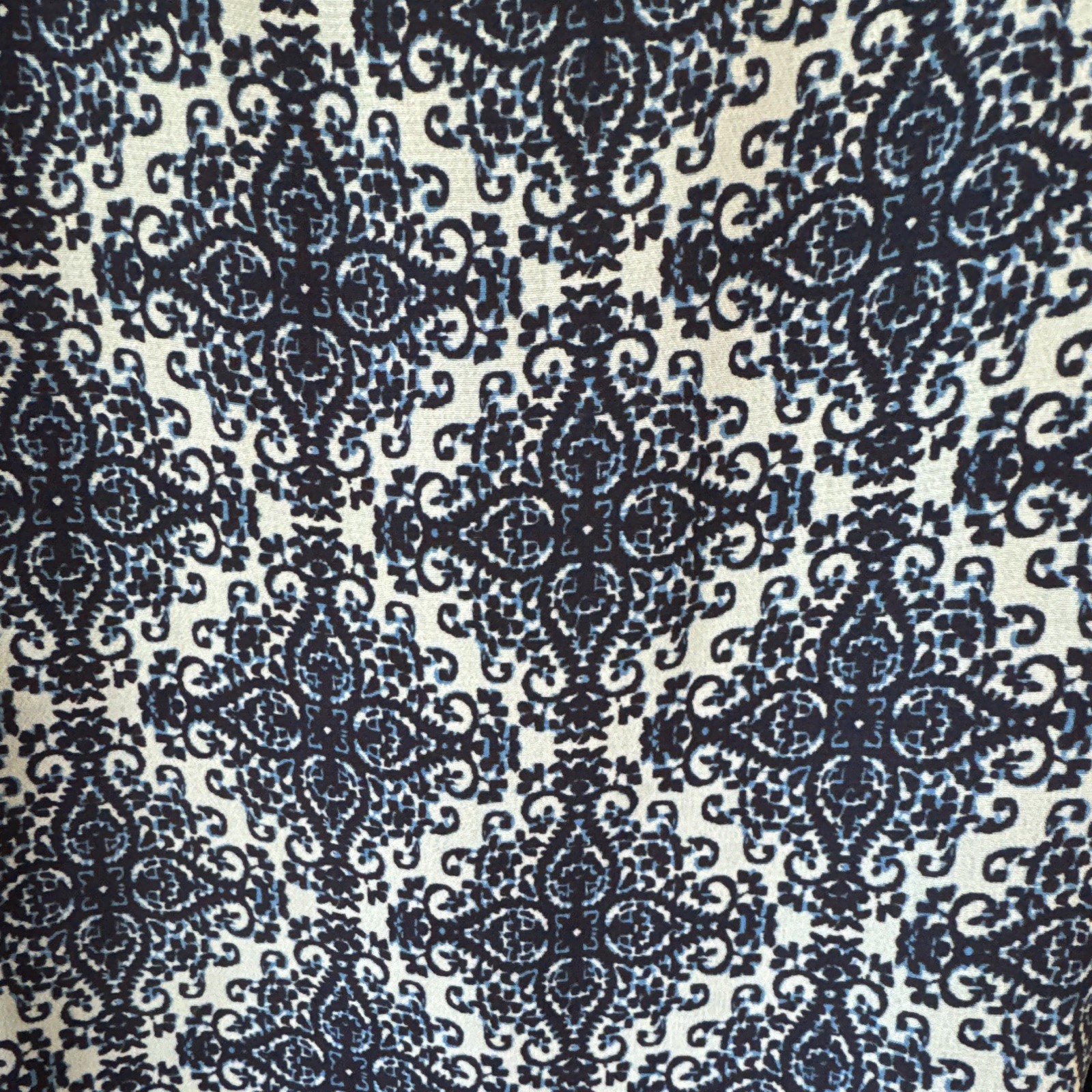 CAbi 100% Polyester Chiffon Damask Scoop Neck Lined Cami Tank Women’s S