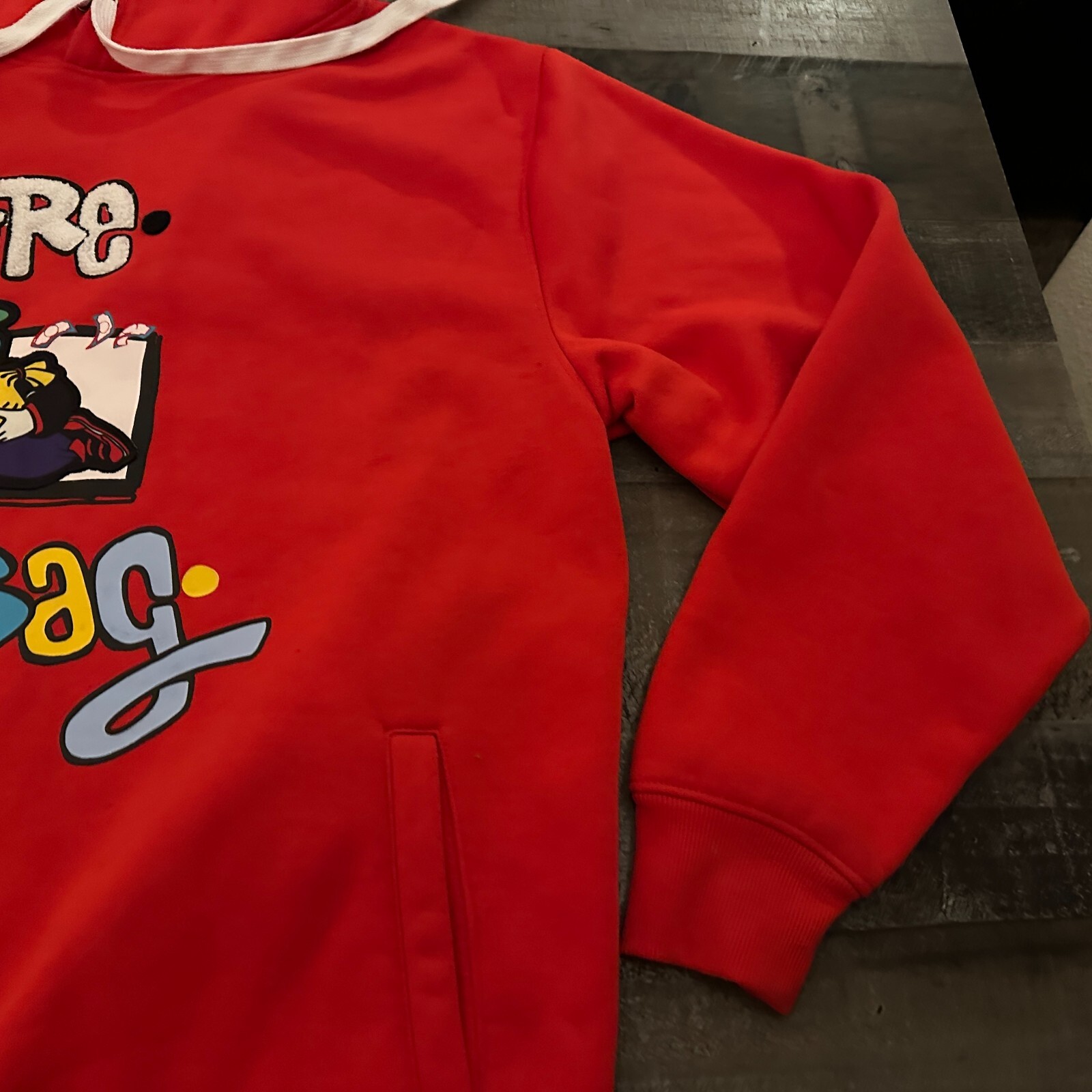Secure the Bag – Bleecker & Mercer Red Sweatshirt size 2XL – Money Cash Stacks