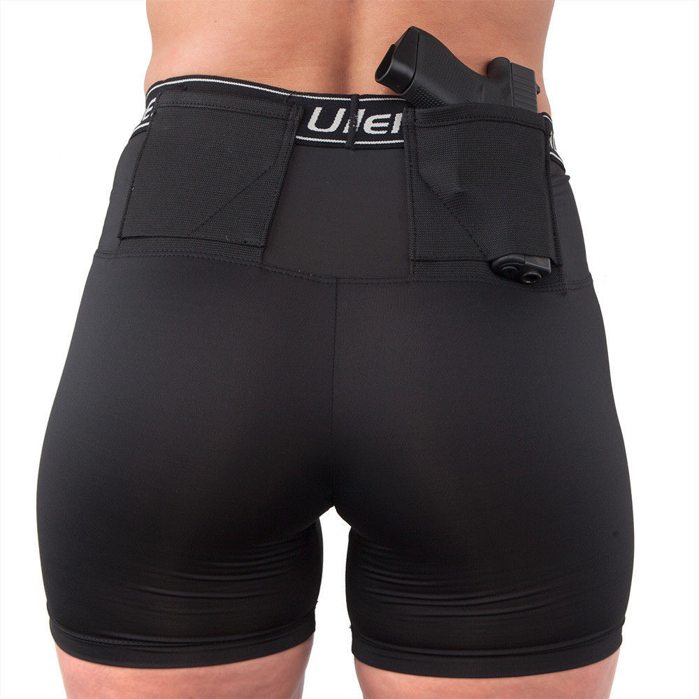 UnderTech Undercover Women’s Concealed Carry Shorts BLACK ^ WHITE ^ NUDE