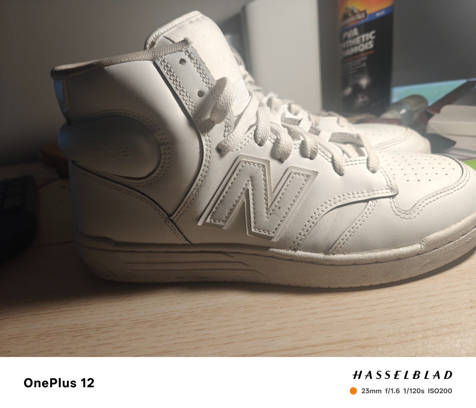 Size 10 D Men / 11.5 Women New Balance Men 480 High V1 Lifestyle White Shoes